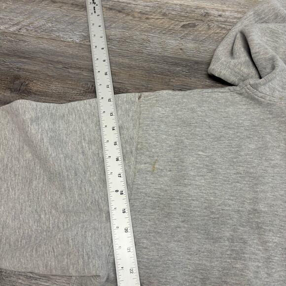 Vintage Y2K American Eagle AE77 Performance Gray Mens XL Logo Pullover Hoodie‎ - Picture 6 of 11